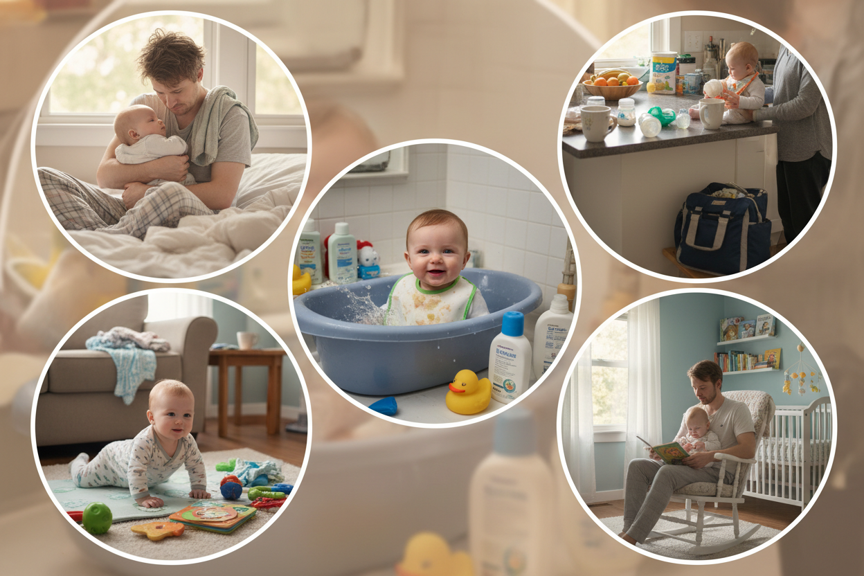 Sanfte Routinen für Babys: Geborgenheit im Alltag schaffen