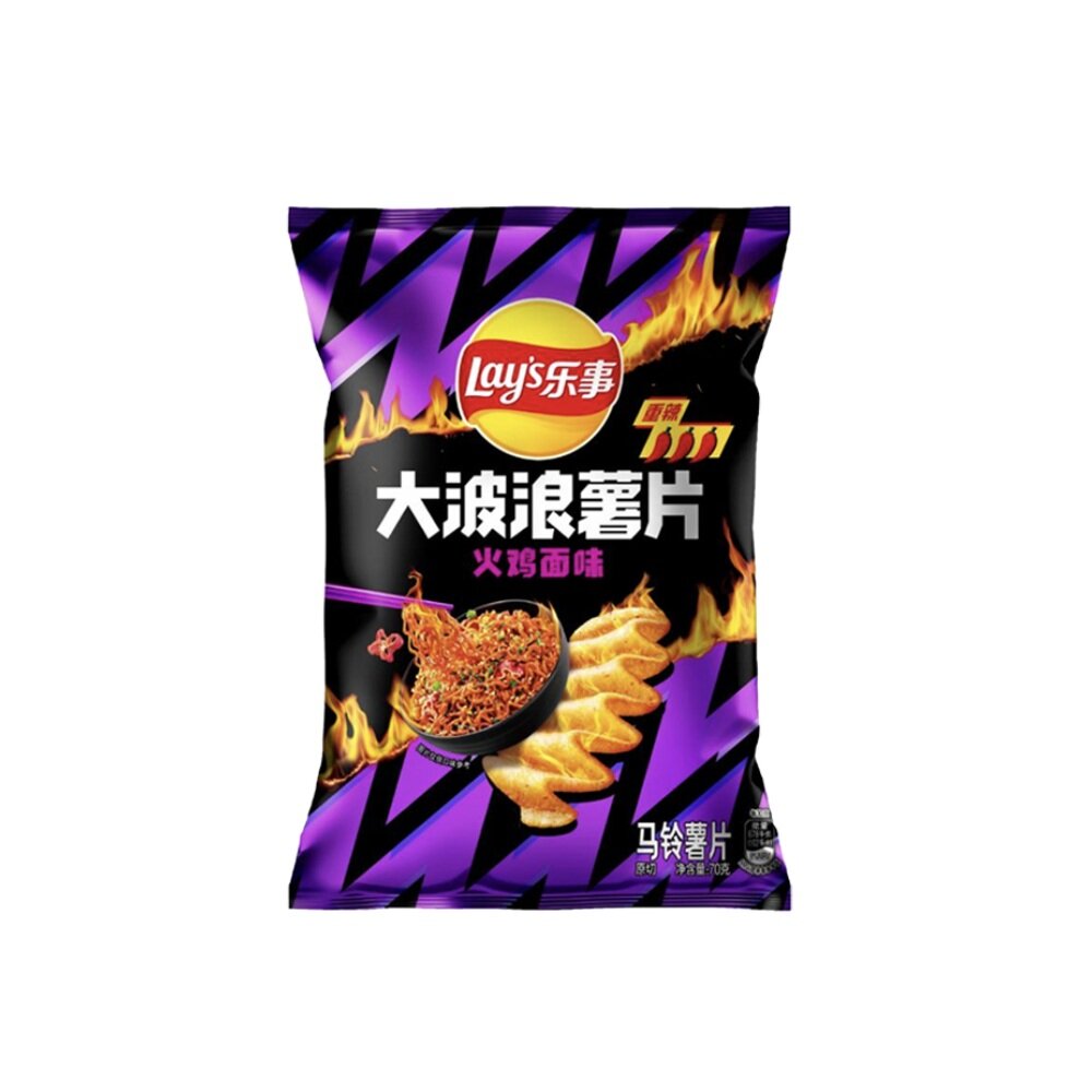 Lays Big Waves Spicy Chicken Noodles 70g