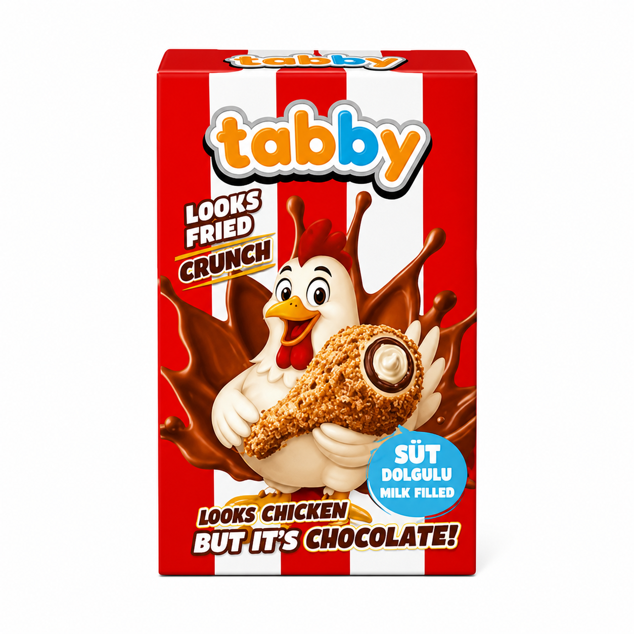 Tabby Virale Chicken Wing Schokolade Vollmilch 50g