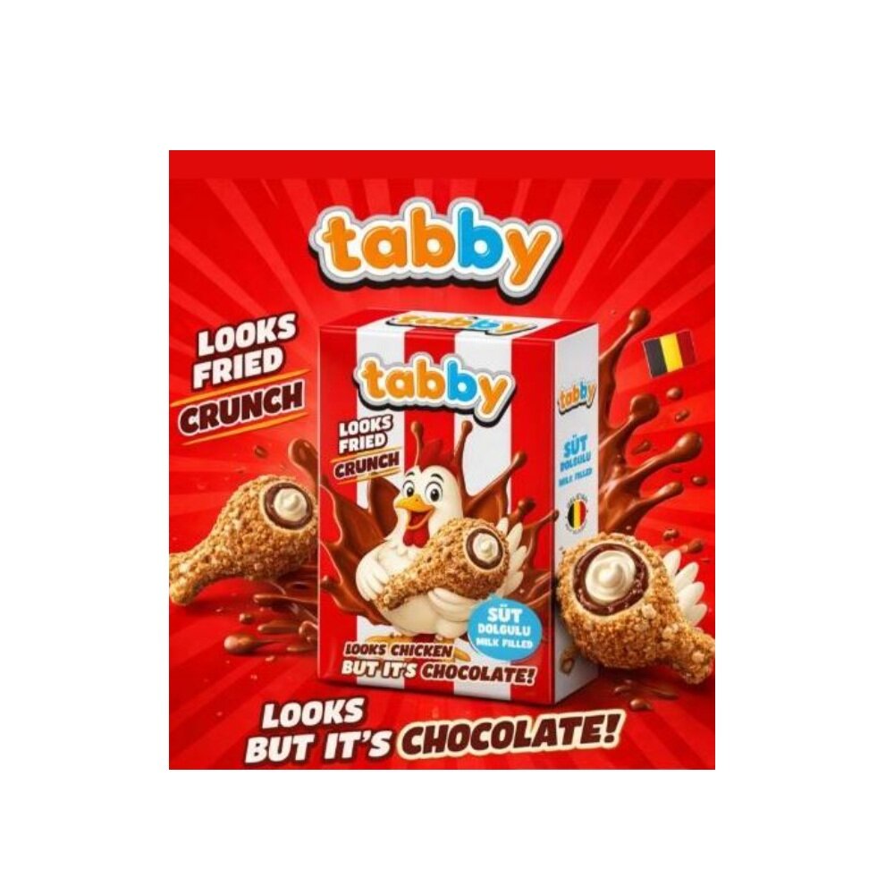 Tabby Virale Chicken Wing Schokolade Vollmilch 50g