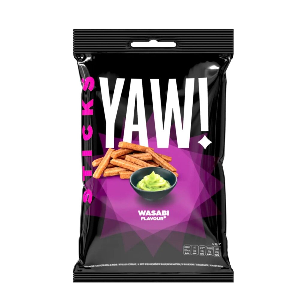 YAW Snack Sticks Wasabi 50g